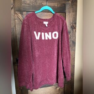 Chenille knit sweater by AnyBody